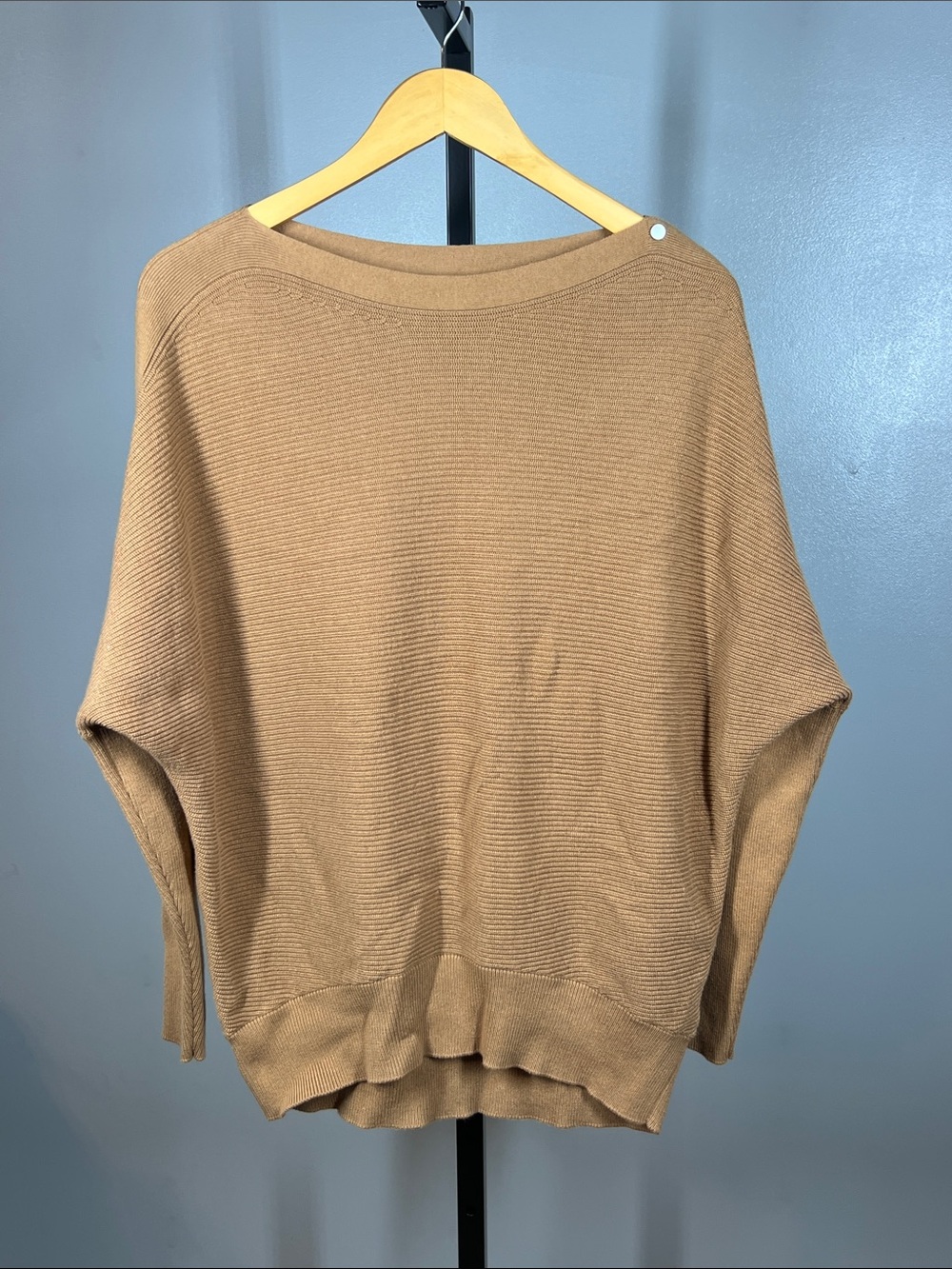 Simply Vera Vera Wang Camel Ribbed Sweater
